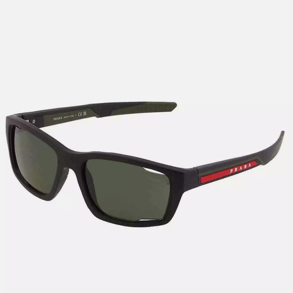 Prada Men's Sport Green Sunglasses - Picture 1 of 5